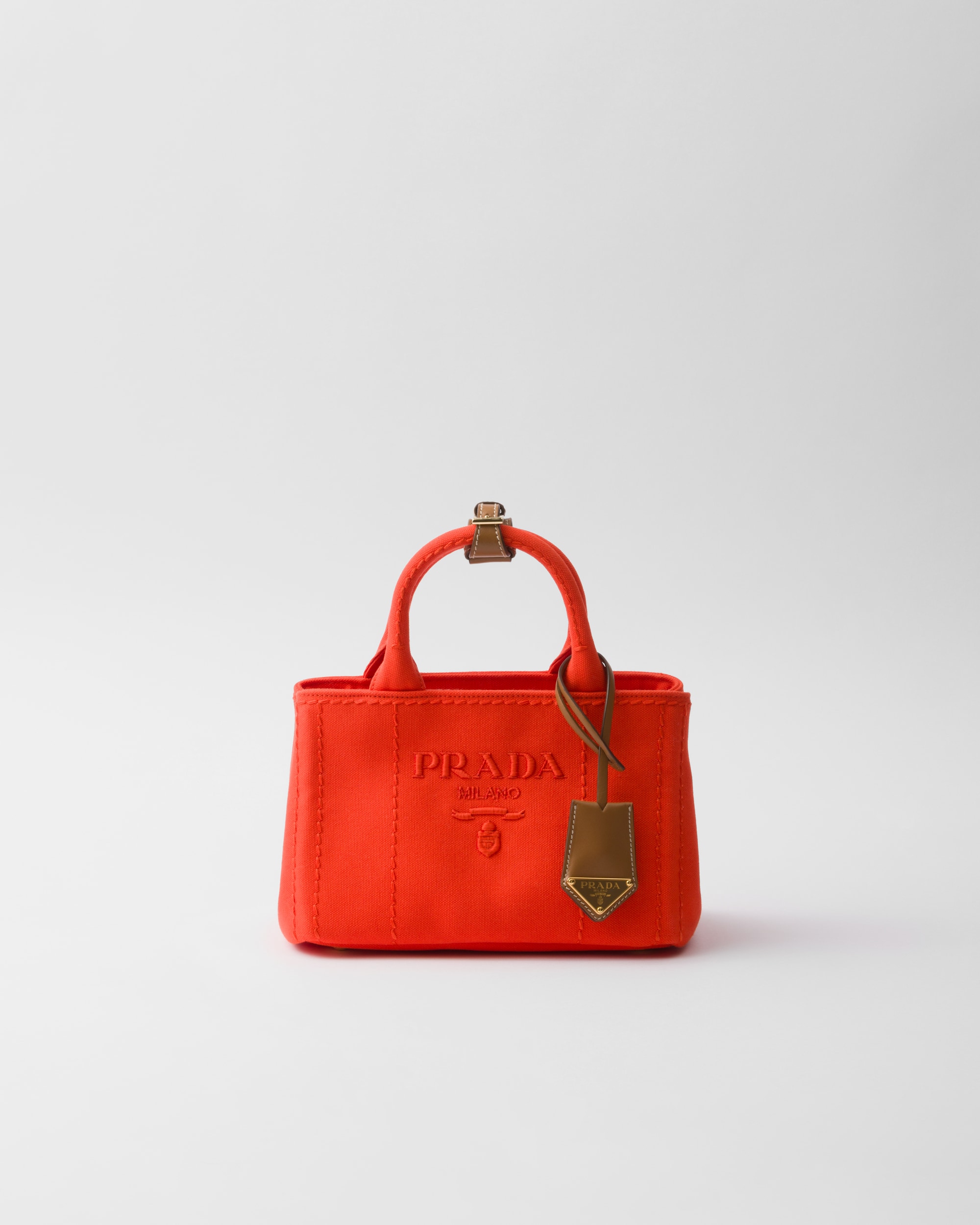 Prada Jardinière cotton canvas mini handbag - Image 1